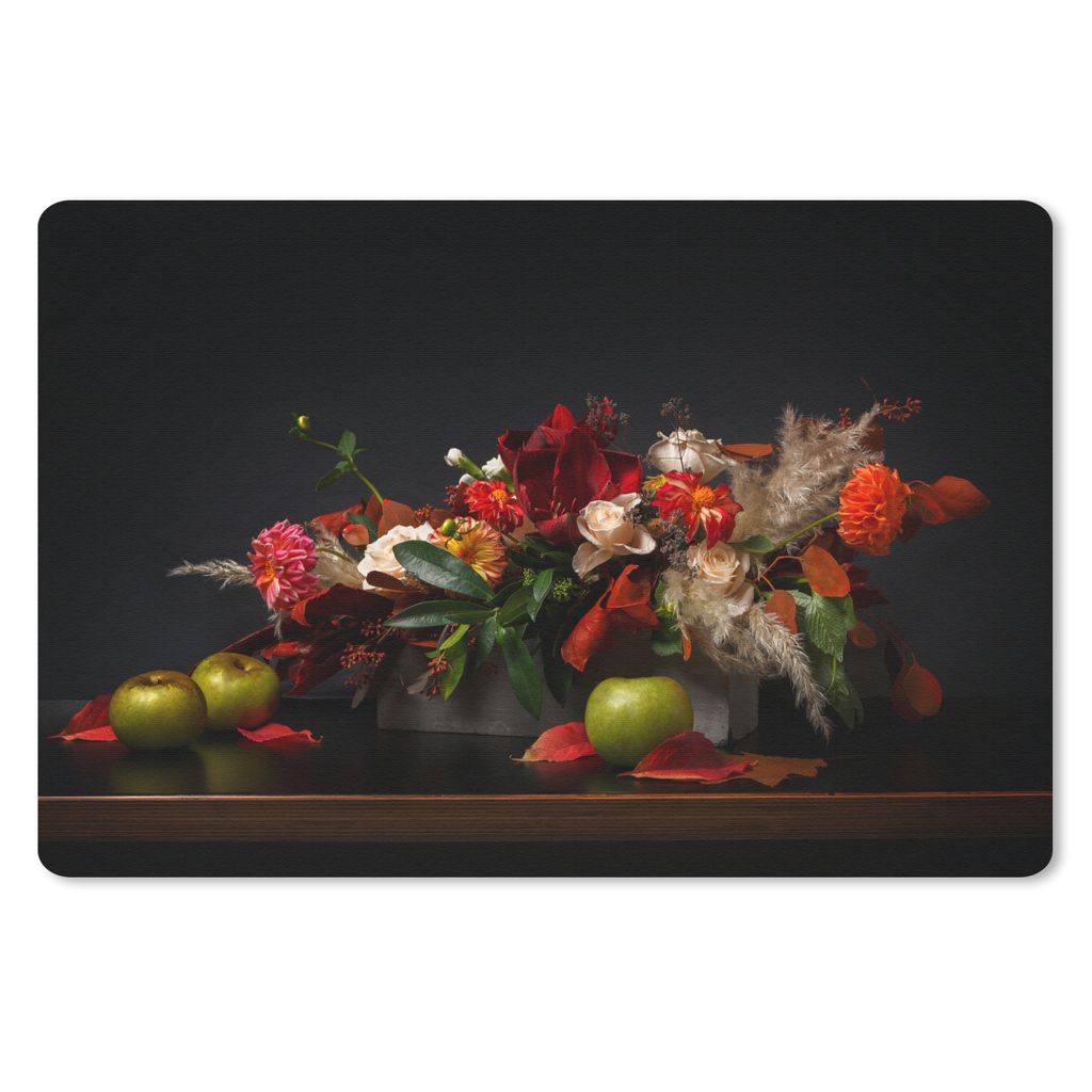 MuchoWow Mauspad Mousepad Stilleben - Blumenstrauß - Farben 27x18 cm - Mousepads - Maus Mat - Pad - Mausunterlage - Büroartikel - Desk Matten
