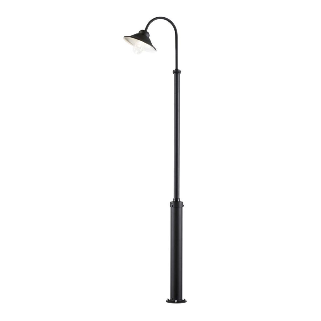 Konstsmide Vega High Power LED Wandleuchte Hand Europe - schwarz lackiertes Aluminium, klares Glas; 563-750