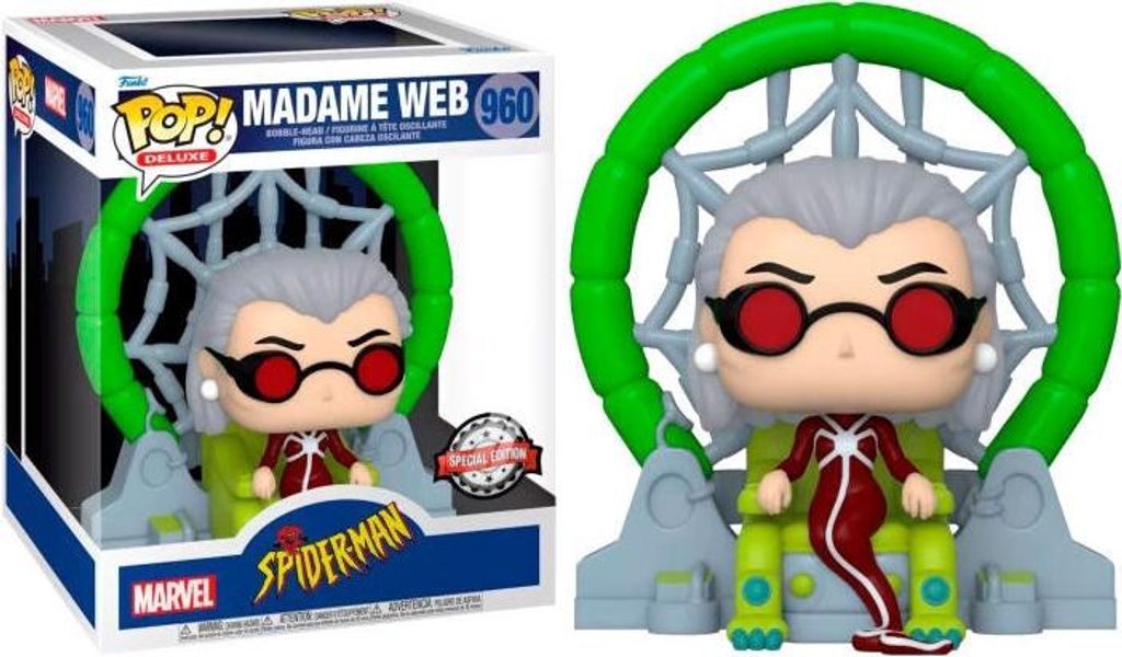 Marvel Spiderman Madame Web Exclusive Action Figure