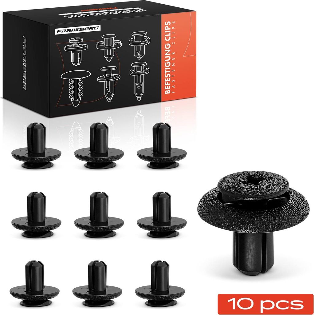 Frankberg 10x Befestigungsclips Verkleidung für Toyota Corolla E12 Verso Yaris Lexus LS