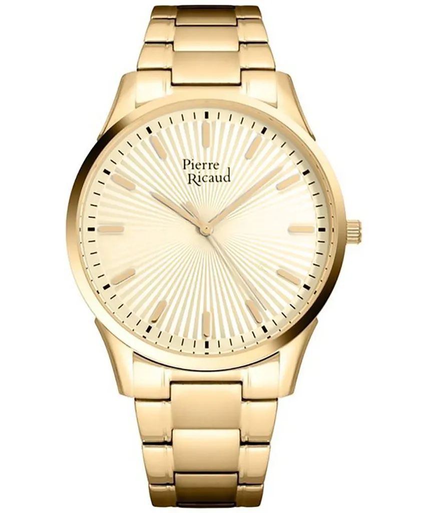 Regalo Uomo Ideale: Orologio Pierre Ricaud P91041.1111Q Dorato