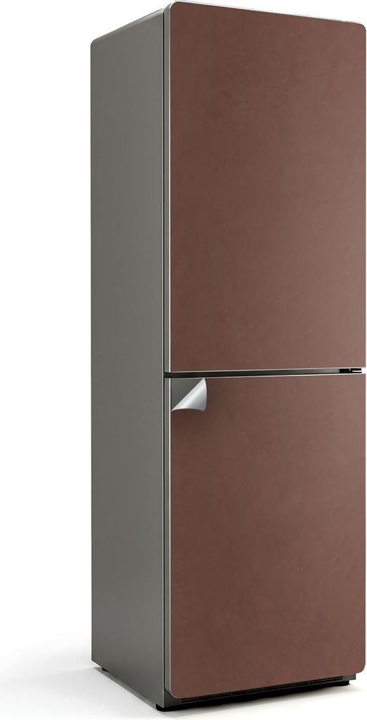 Farbe: dunkles Meer – Kühlschrank Aufkleber – Klebefolie Kühlschrank – Kühlschrank Nachbildung – Kühlschrankfolie selbstklebend – Kü...