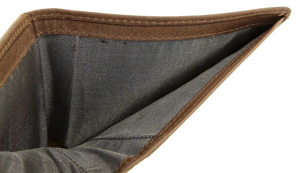 Porte-monnaie Volo bugatti en cuir véritable Cognac avec zip robuste - 12