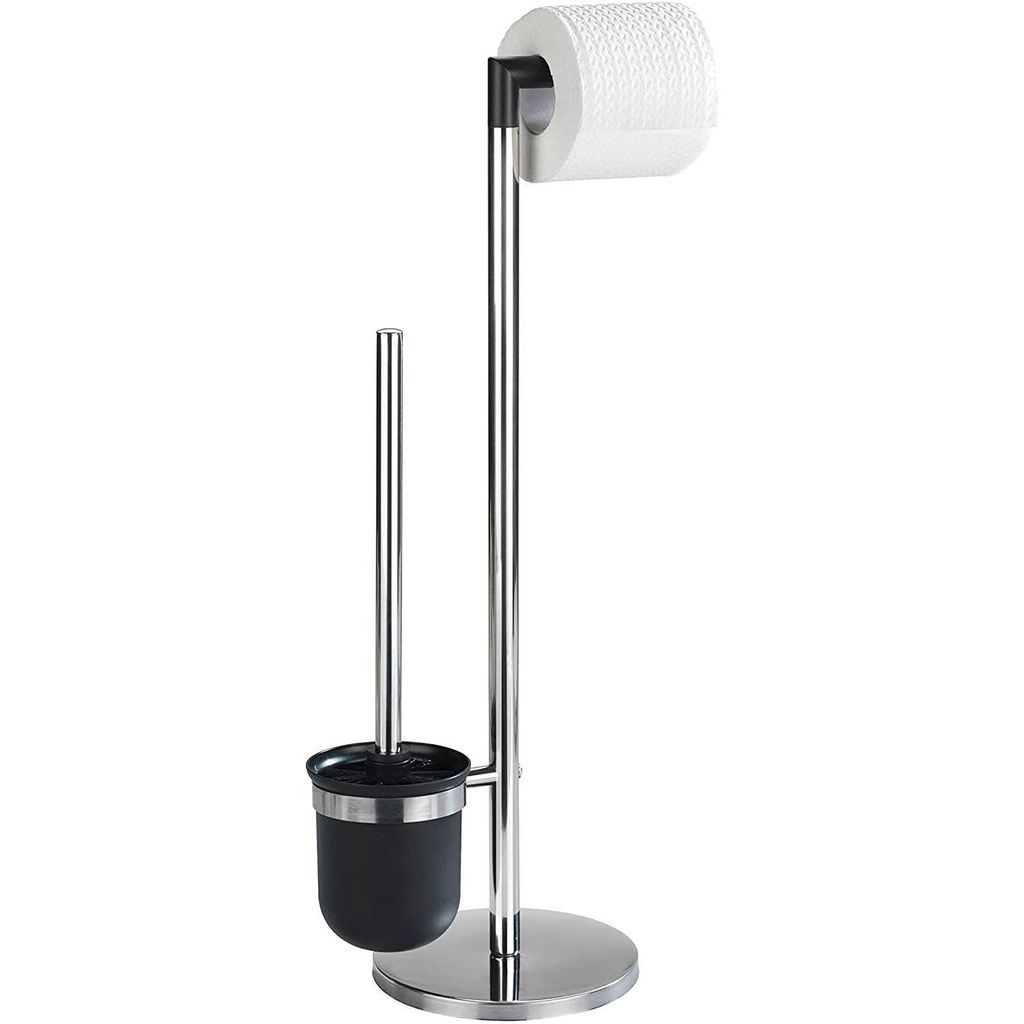 WENKO WC-Garnitur Parus silber Metall Produktbild 3