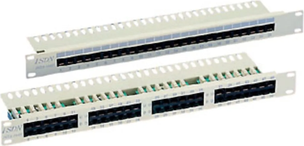Equip Patch Panel 16 Ports Cat.6 Blindé Noir 1U pour Rack 19 Pouces