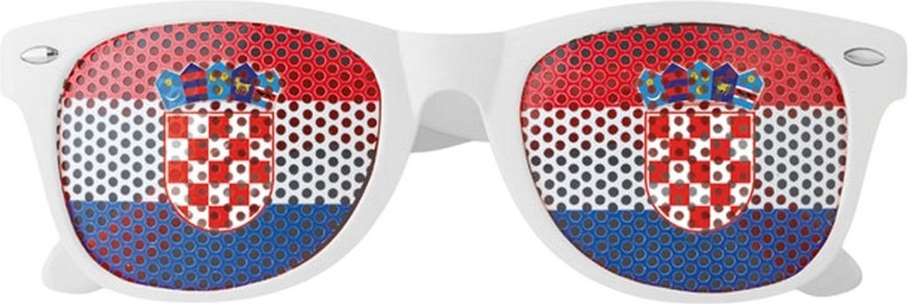 MidOcean - Sonnenbrille "Flag Fun" - Polycarbonate MO1521 (Einheitsgröße) (Weiß/Blau)