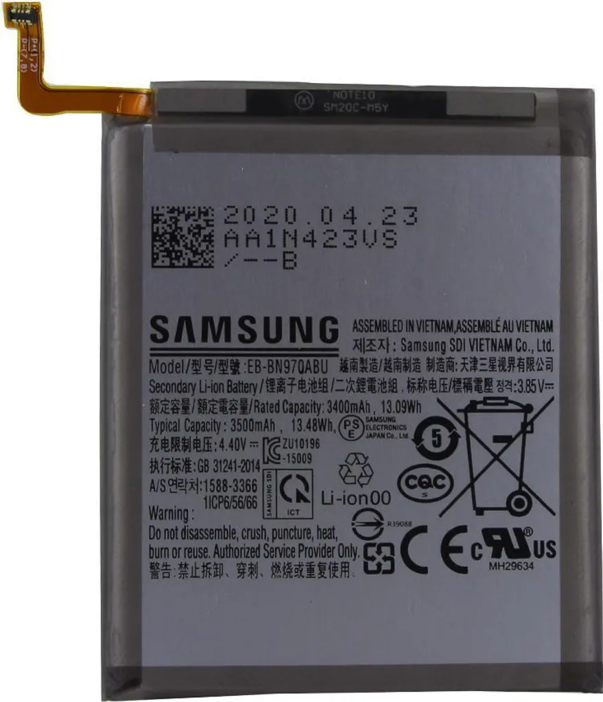 Batterie de Remplacement Samsung EB-BN970AB pour Smartphone Note 10
