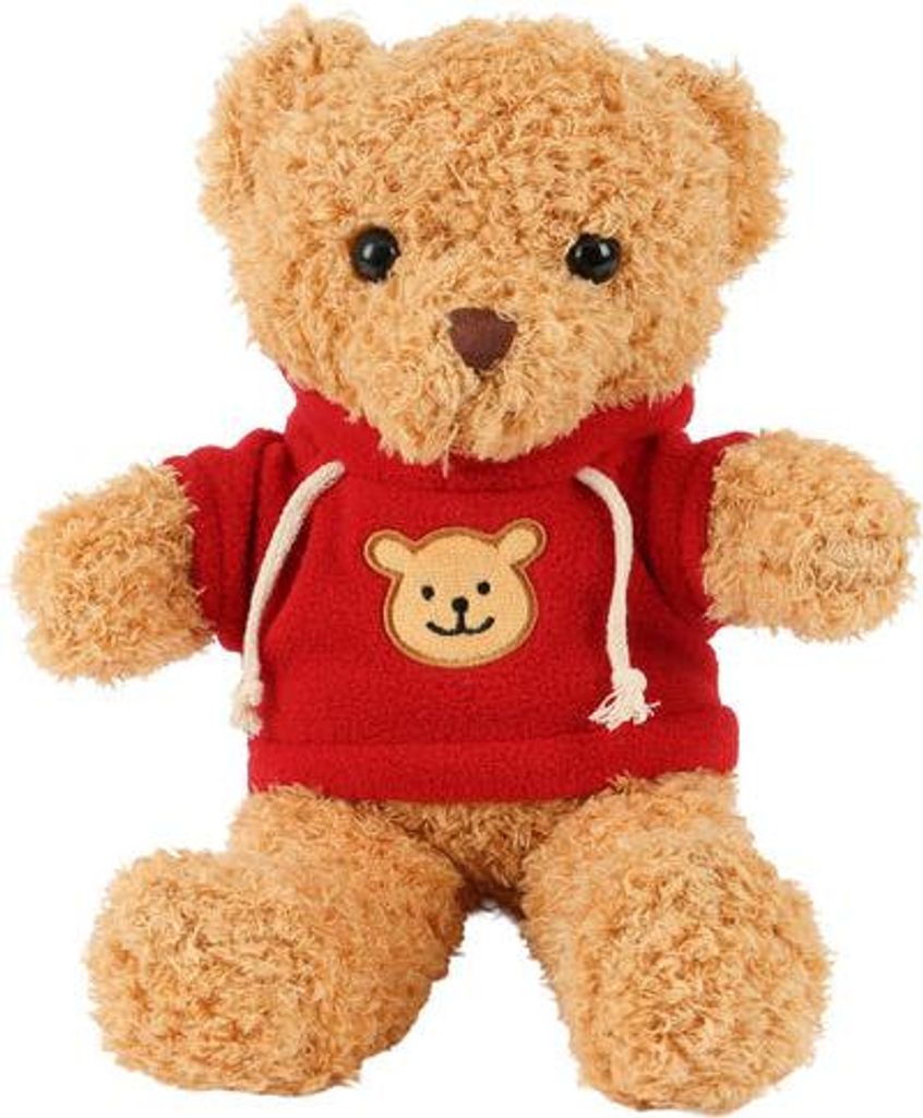 Teddybär, 30 cm, weiches Plüschtier für Kinder, hellbraun