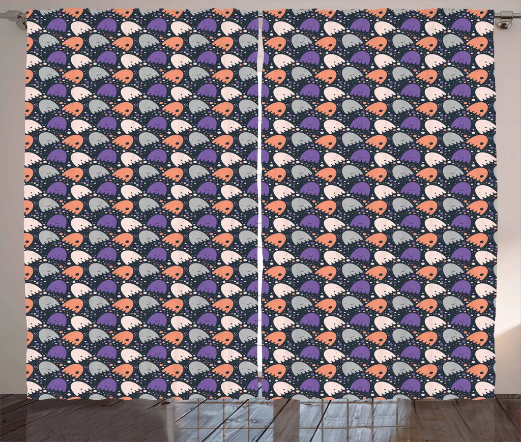 Tenda ABAKUHAUS Funny Dots 280x175 cm - Decorazione Halloween e Oltre