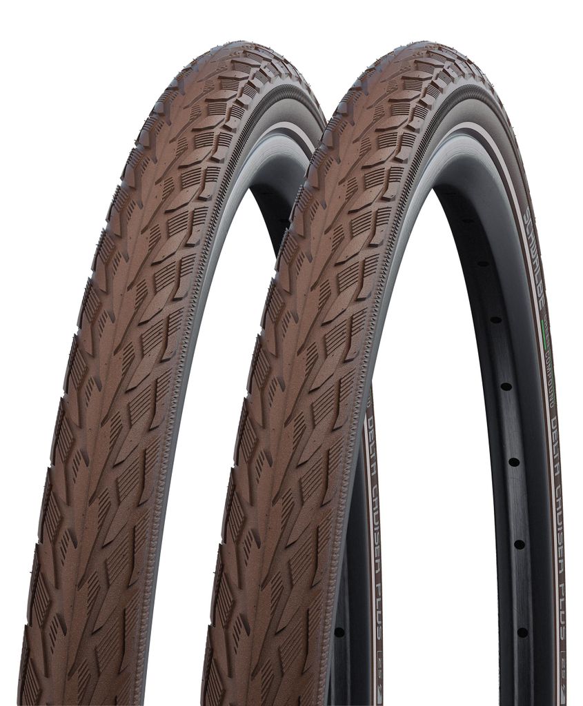2x Schwalbe Delta Cruiser Plus 37-622 braun PunctureGuard Produktbild 