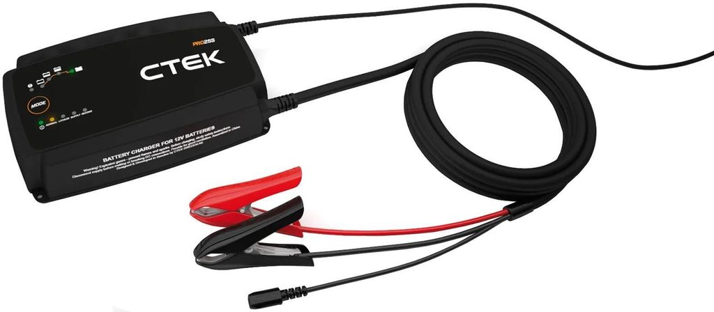 CTEK PRO25S Batterieladegerät 25A 40–500 Ah Produktbild 