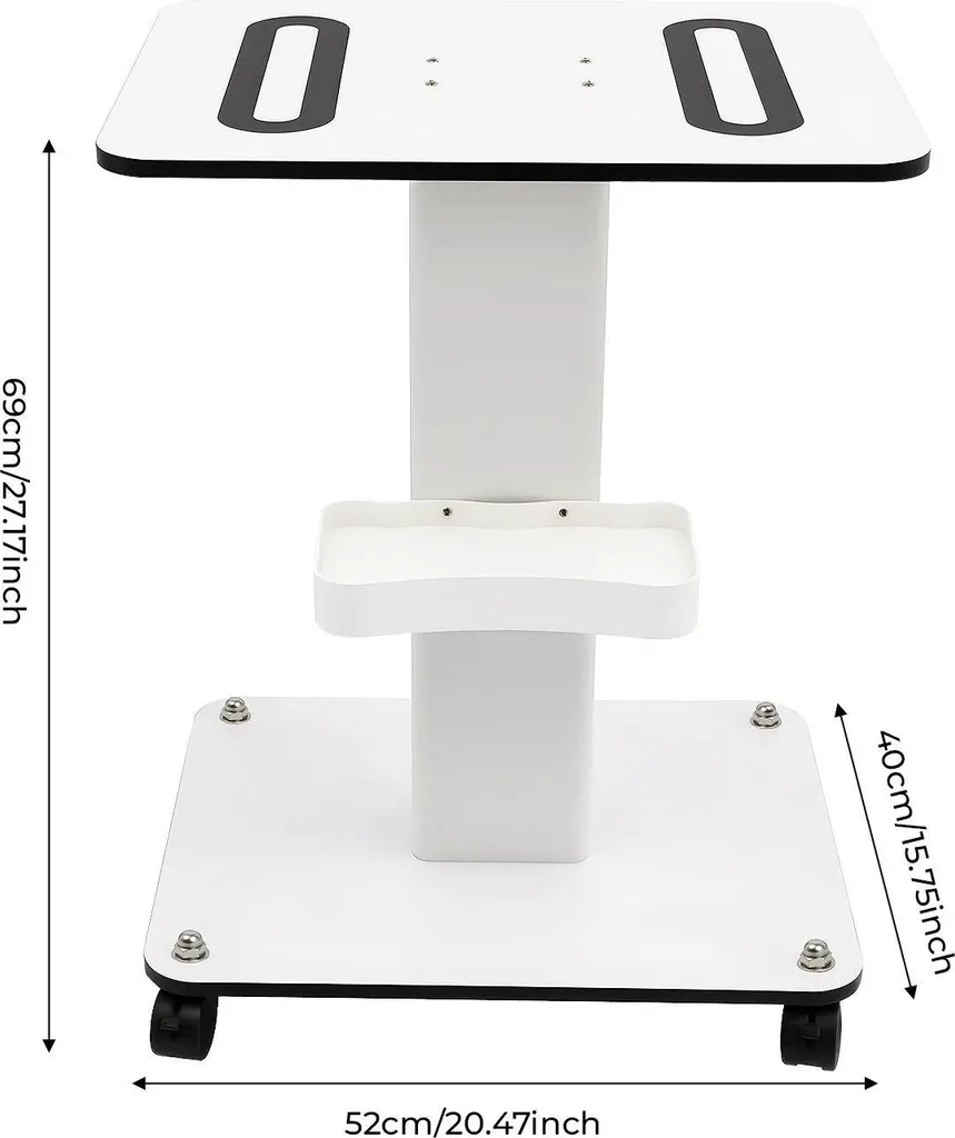 Meuble de rangement mobile pour matériel de coiffure et esthétique