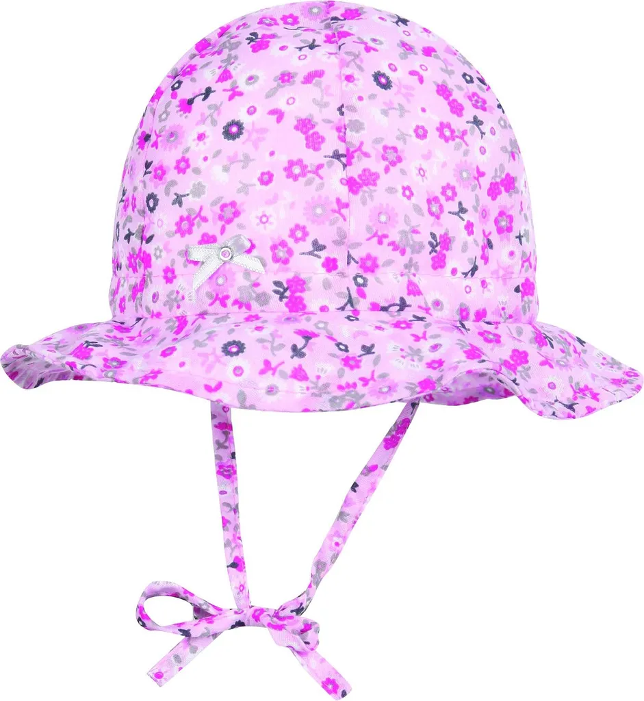 Cappellino Neonato Döll con Laccetti - Cotone Estivo Alta Qualità