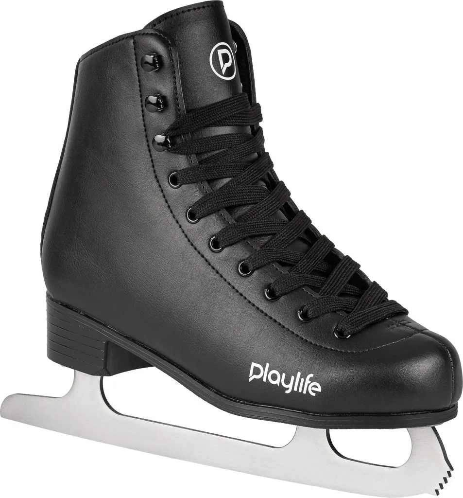 Patins à glace confortables Playlife Pl Classic Noir 45 pour patinoire