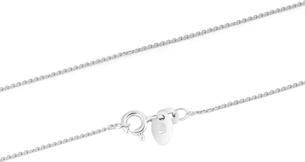 Chaîne en argent Anker AGS671 CH - Collier maille forçat fine 40 cm