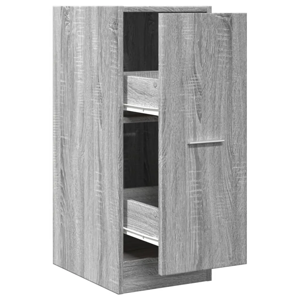 Mobiletto Medicinali SYFAX Grigio Sonoma 30cm | Design Salvaspazio