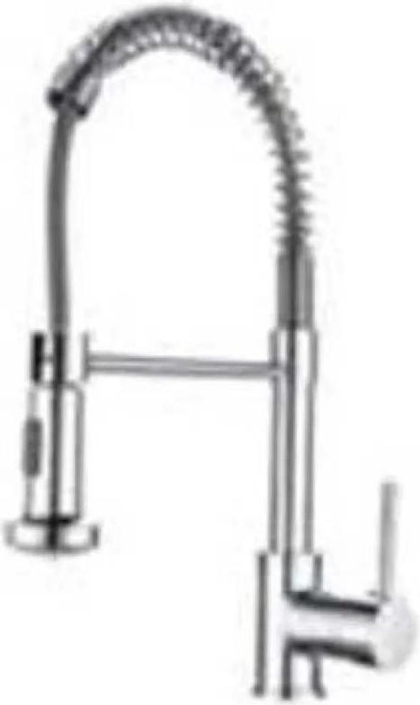 Küchenarmatur K2O Dock 27x5x41cm Einhebelmischer mit Feder,360° dreh- und ausziehbarem Auslauf, 2-Funkt.-Wasserhahn&Luftsprudler