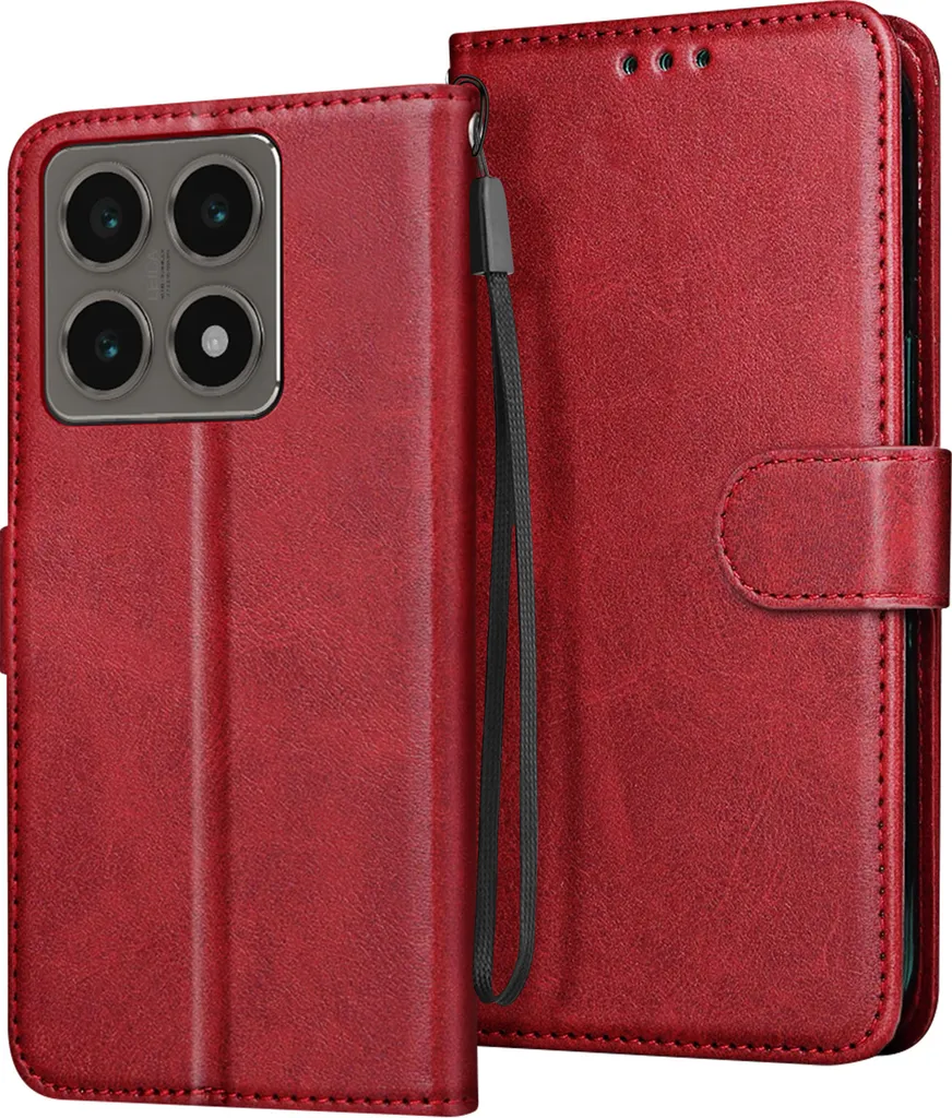 Cover Avizar Rosso Vino per Xiaomi 14T Pro: Eleganza in Similpelle