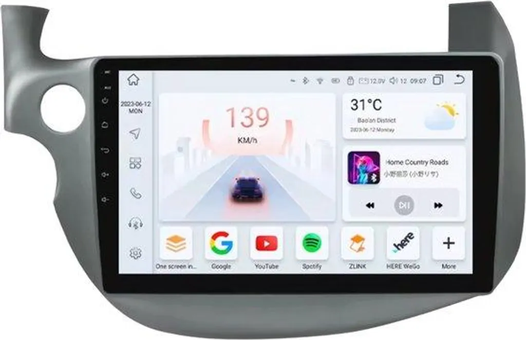 Remplacer Autoradio Honda Fit Jazz 2007-2013 CarPlay Android Auto GPS