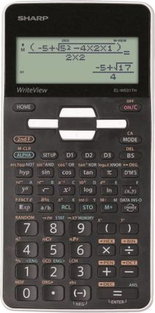 SHARP SH-ELW531THWH Calculatrice scientifique scolaire Image du produit 