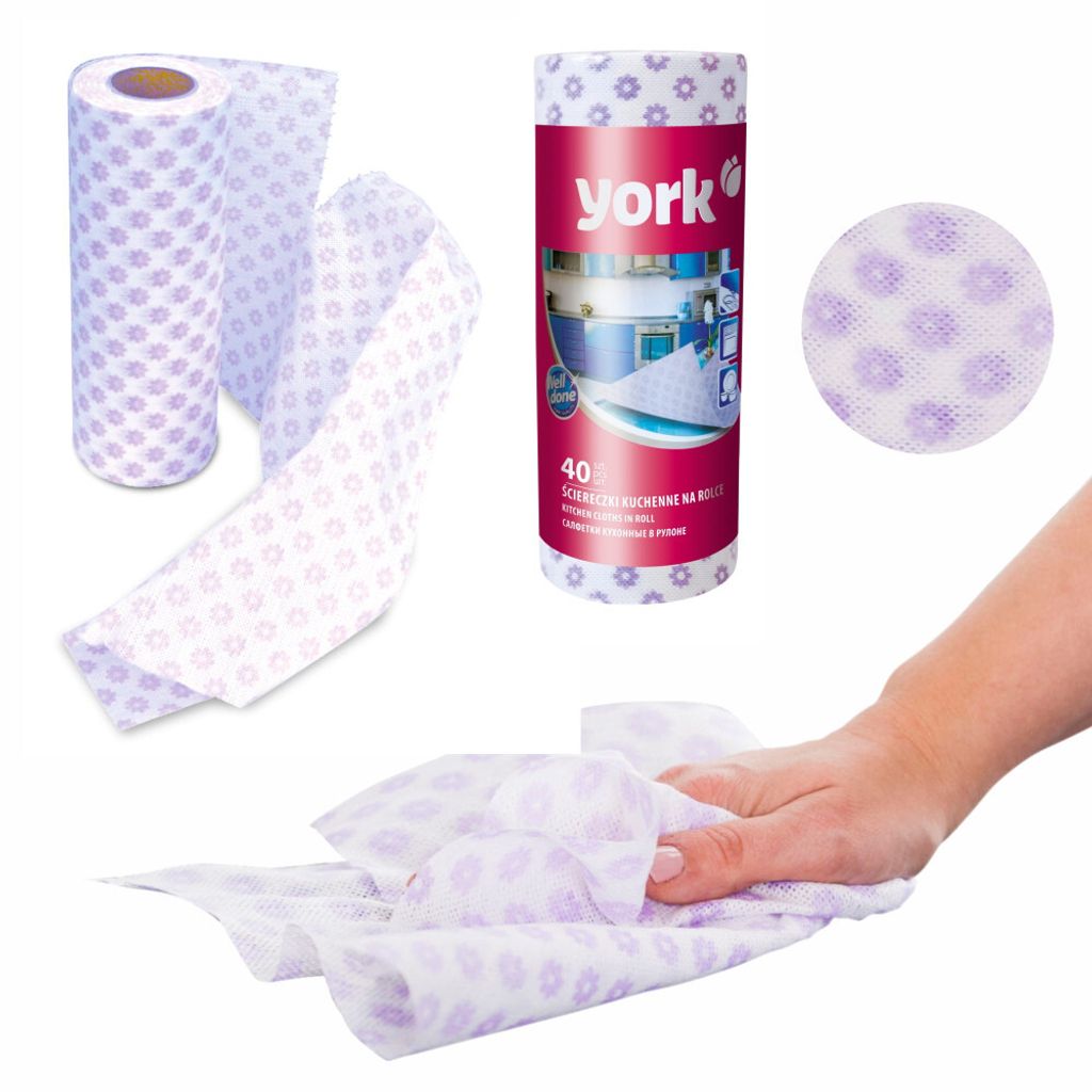 Kuchynské utierky v rolkách 40 kusov - YORK Obrázok produktu 