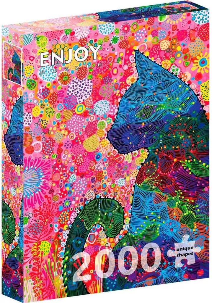 Puzzle adulte 2000 pièces Enjoy illustrant un chat errant mélancolique
