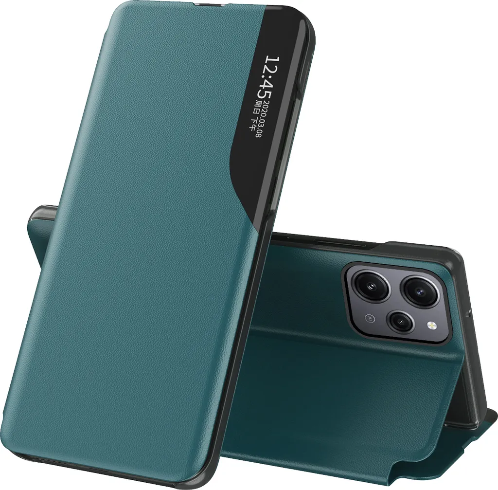 Proteggi i tuoi Ricordi: Custodia Flip Verde per Xiaomi Redmi 12