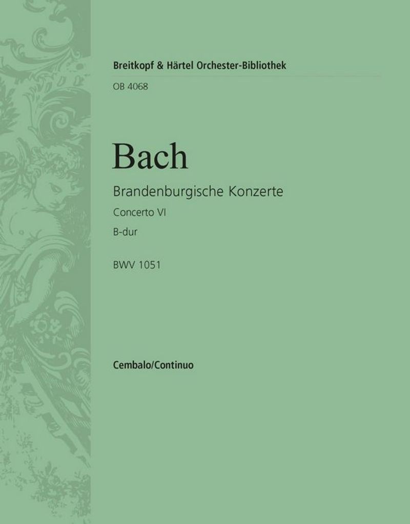 Brandenburgisches Konzert Nr.6 BWV1051 Cembalo