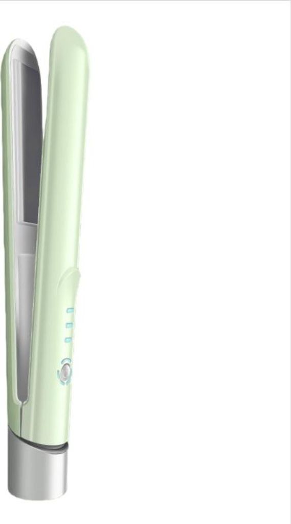 INF Tragbarer, kabelloser Mini-Haarglätter Lockenstab 2 in 1 für Reisen