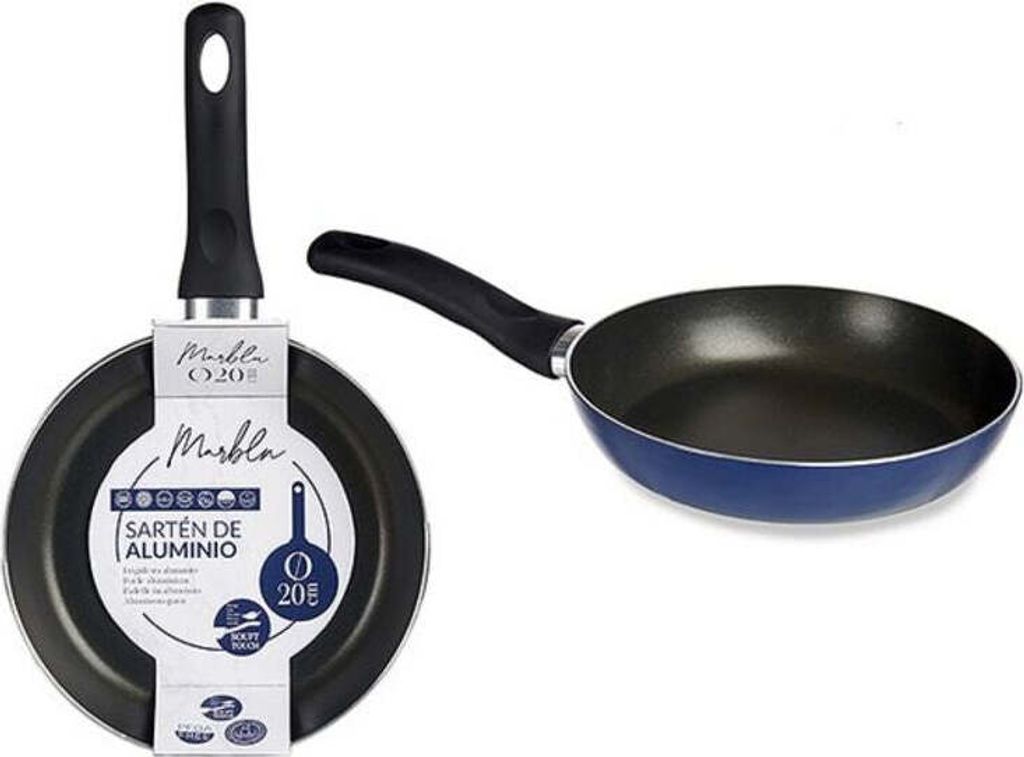 Pfanne Marbla Blau Aluminium: Ø 20 cm