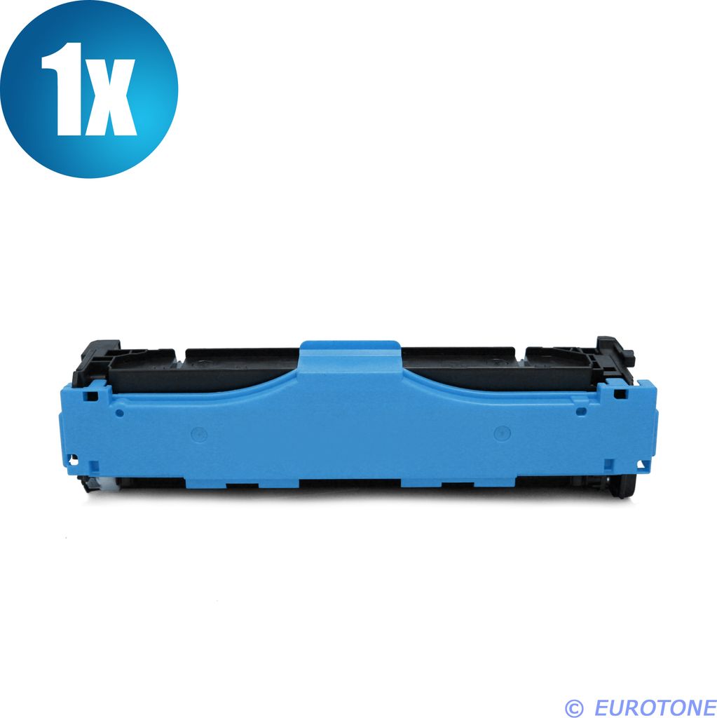 1x Eurotone Toner Alternative für HP CE341A 651A Blau Cyan