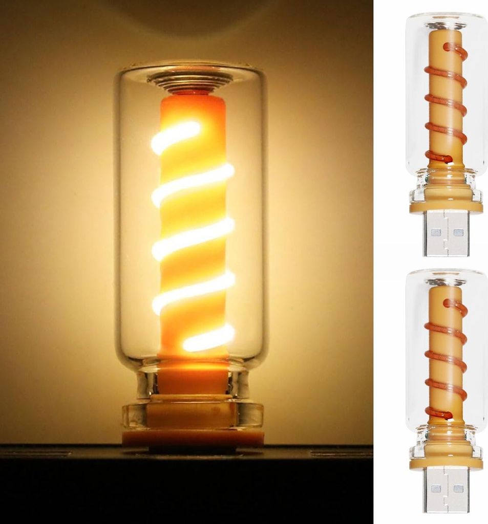 usb led auto innenlicht, touch dimmbar, mini tragbar, warmweiß, für auto, wohnzimmer, schlafzimmer, flur, moderne atmosphäre