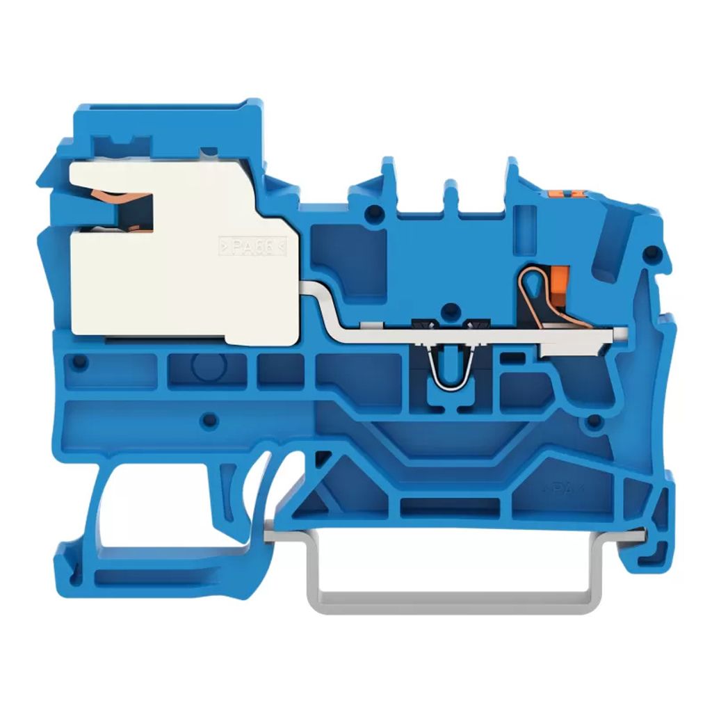 WAGO 1-Leiter-N-Trennklemme;2,5 mm²;Push-in CAGE CLAMP ;blau 2202-7114