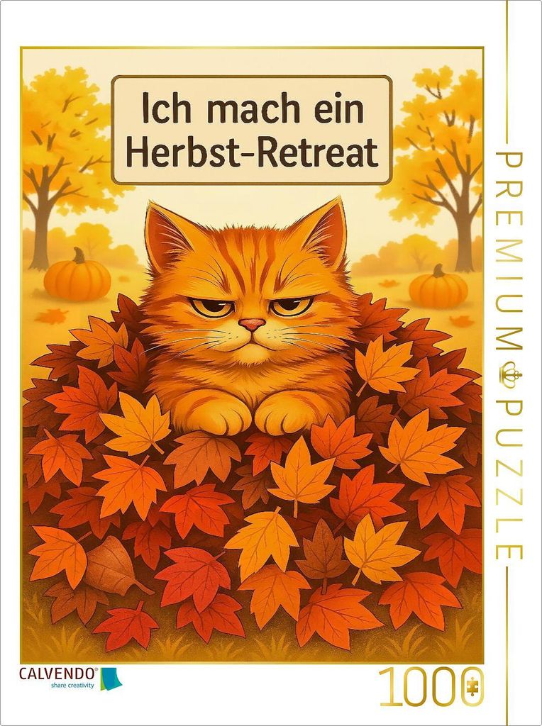 CALVENDO Puzzle Mein Herbst-Retreat – jetzt als Puzzle | 1000 Teile Lege-Größe 64x48cm Foto-Puzzle für glückliche Stunden