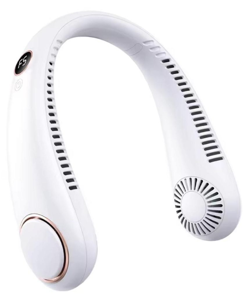 Tragbarer Nackenventilator, Digitalanzeige Halsventilator, Produktbild 