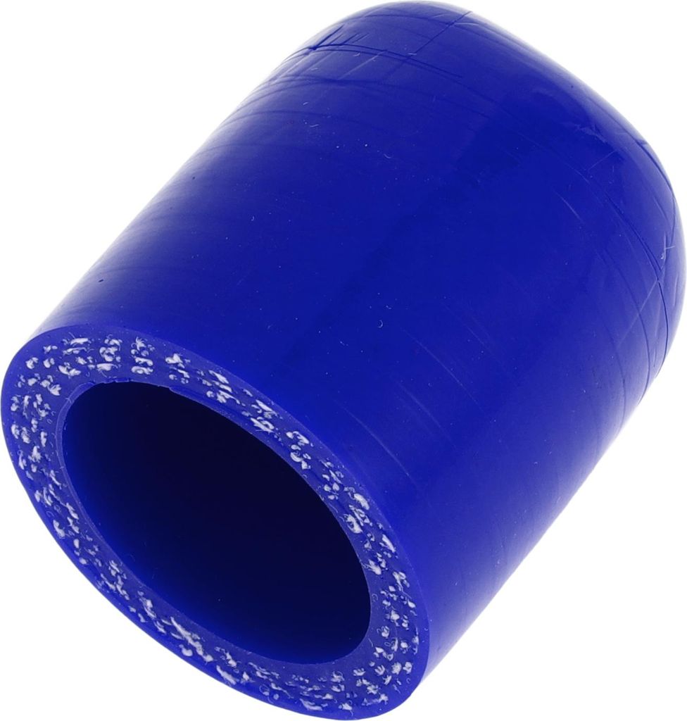 1 Stück 30mm Länge 25mm/0,98" ID Blaue Autosilikon-Schlauch-Endkappe Silikon-Verstärkungskappe für Bypass-Rohr Universal