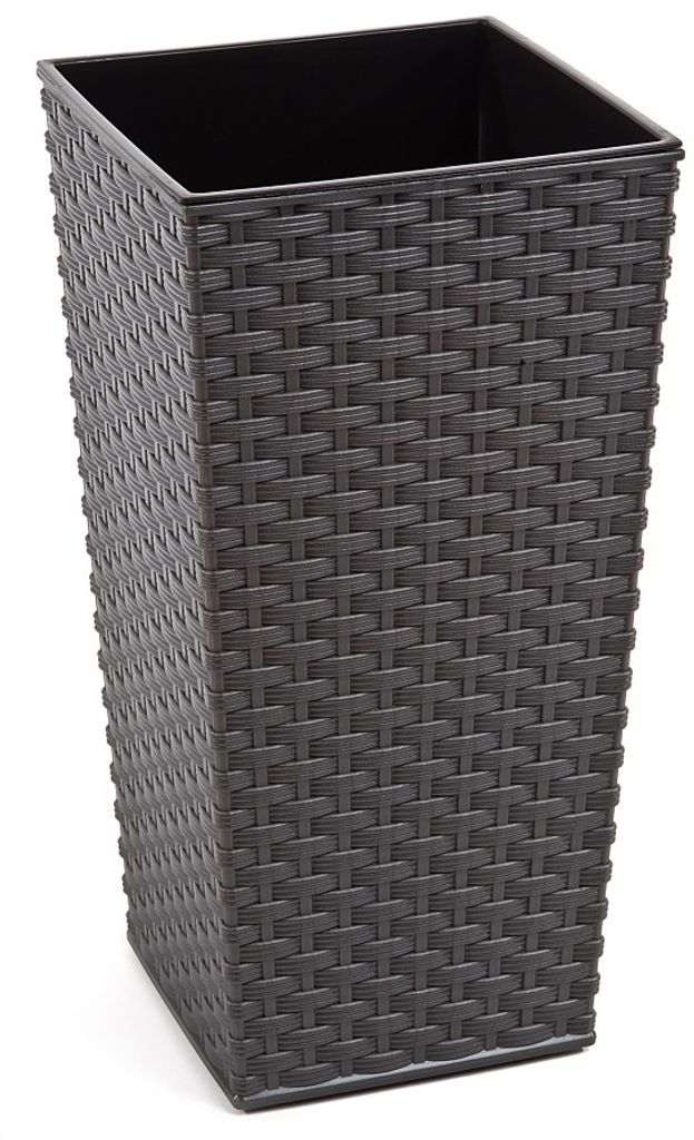 Kvetináč LAMELA Kvetináč FINEZIA RATAN, 19 x 19 cm, výška Obrázok produktu