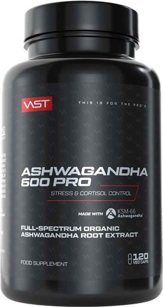 VAST Ashwagandha 600 Pro (120 vCaps) Unflavoured - Produktbild 