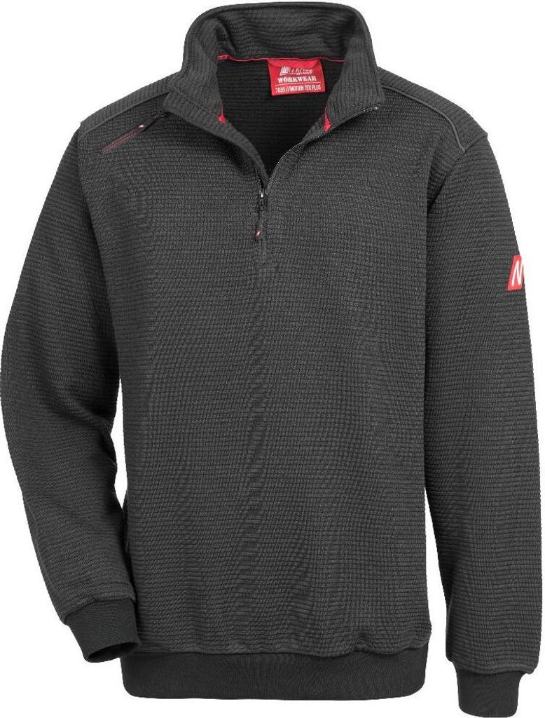 NITRAS MOTION TEX PLUS, Pullover, schwarz, Polyester: 100% | Packung (1 Stück)