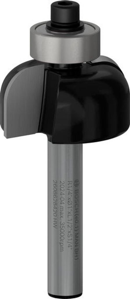 PRO Hohlkehlfräser, L 1/4", Schaft 1/4"