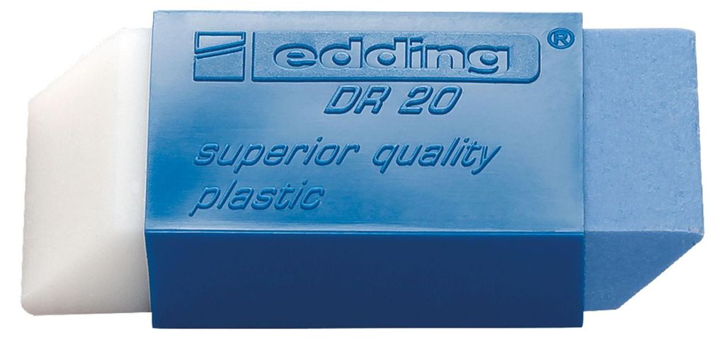Edding DR 20, Kunststoff, Blau, Transparent, Erwachsene & Produktbild 