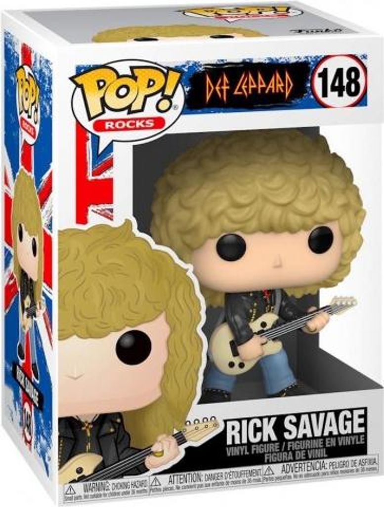 Def Leppard - Rick Savage 148 - Funko Pop! - Vinyl Figur Produktbild 
