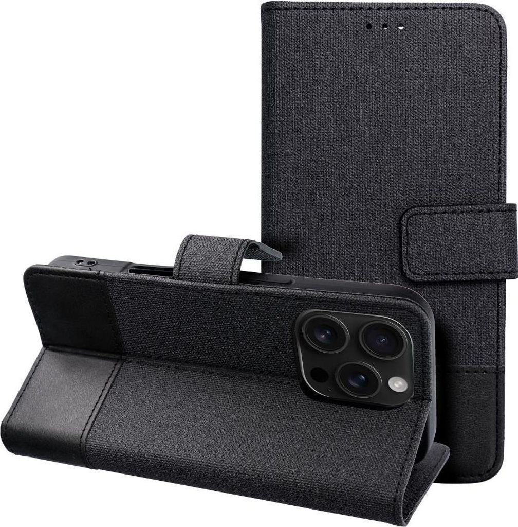 GOMMA Book passend für SAMSUNG A17 schwarz