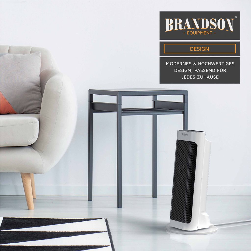 Brandson 2000W Keramik Heizlüfter mit Fernbedienung, 80° Produktbild 6