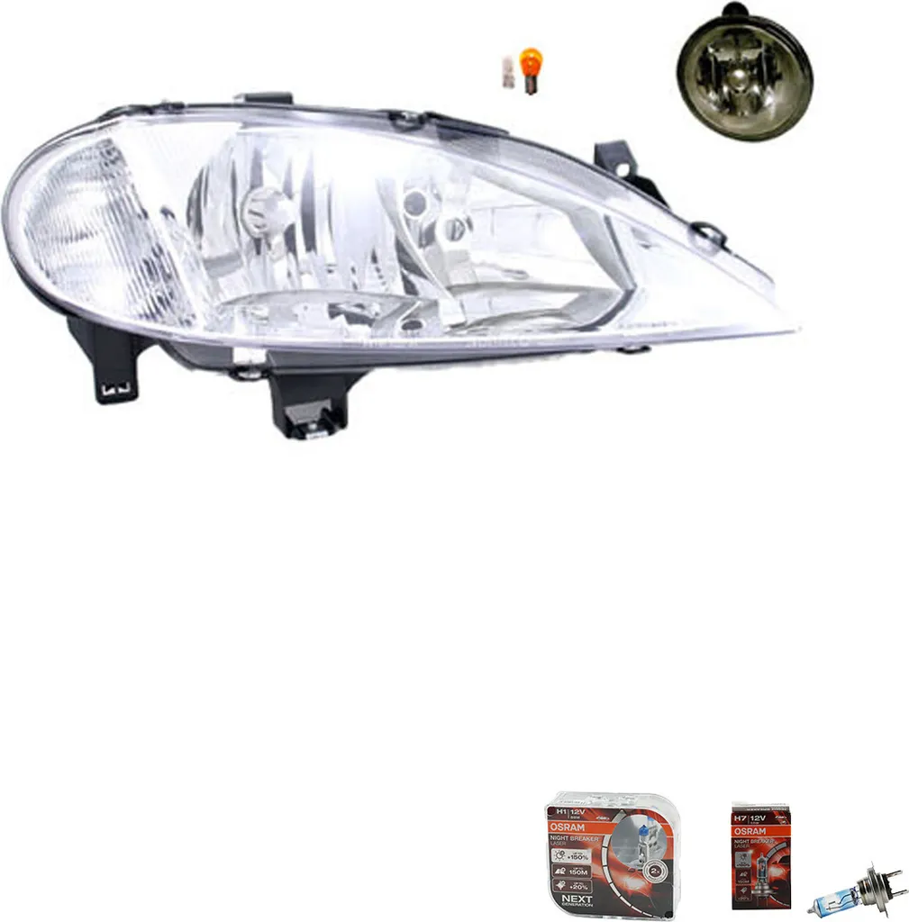 Kit Luci Renault Megane I Johns Osram Laser | Sicurezza Notturna H7