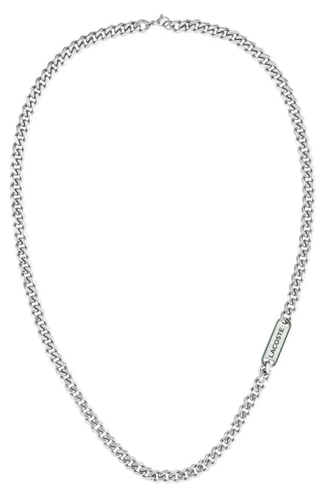 Bijou homme District 2040208 collier résistant en acier poli argenté
