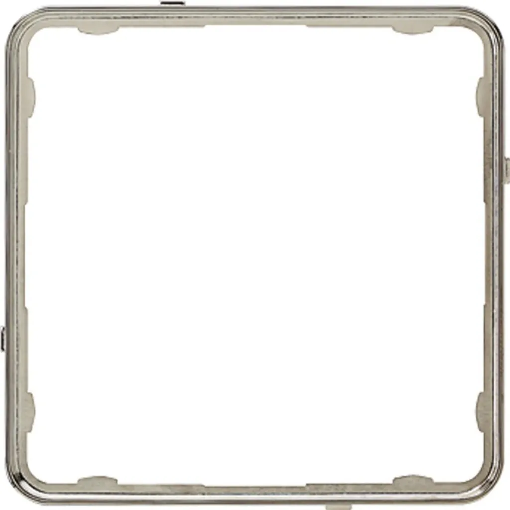 Cadre de finition 1 poste Jung CDP81ES acier inox pour mécanismes - CD500