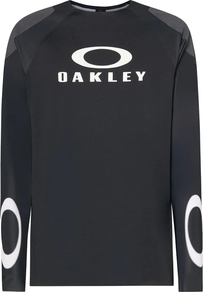 Maillot de cyclisme manches longues Oakley Seeker Edge Noir pour Homme