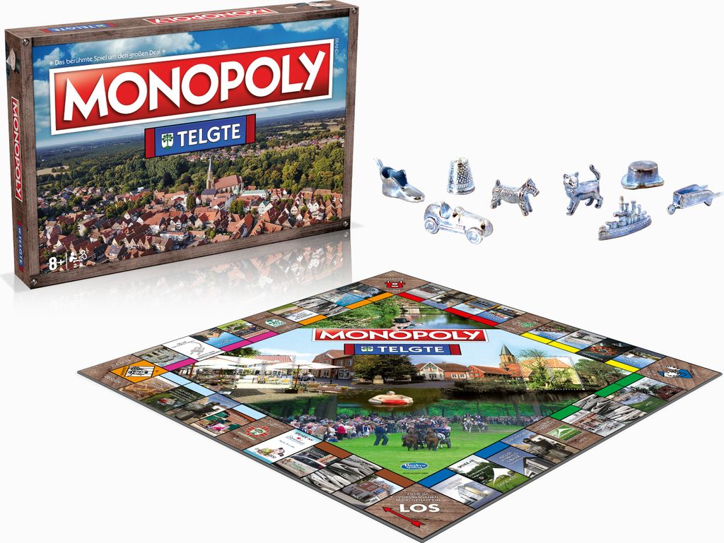 Monopoly - Telgte Brettspiel Gesellschaftsspiel Spiel Cityedition