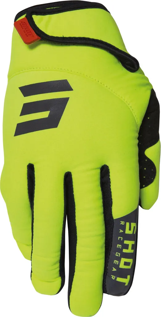 Gants de Protection Motocross Jaune Fluo Shot Trainer 2.0 Taille 9 L